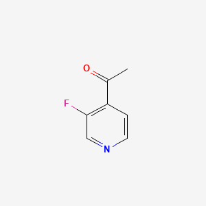 1-(3-Fluoropyridin-4-yl)ethanone chemical structure (CAS 87674-21-3)