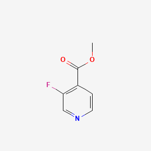 Methyl 3-fluoroisonicotinate chemical structure (CAS 876919-08-3)