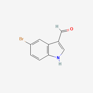 5-Bromo-1H-indole-3-carbaldehyde chemical structure (CAS 877-03-2)