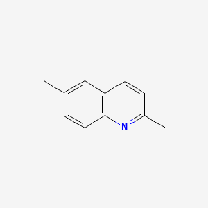 2,6-Dimethylquinoline chemical structure (CAS 877-43-0)