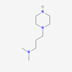 N,N-Dimethyl-3-(piperazin-1-yl)propan-1-amine chemical structure (CAS 877-96-3)