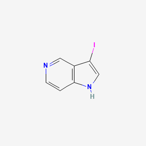 3-Iodo-5-azaindole chemical structure (CAS 877060-47-4)