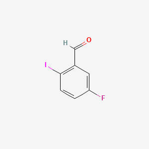 5-Fluoro-2-iodobenzaldehyde chemical structure (CAS 877264-44-3)