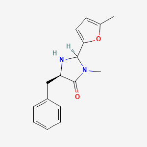 (2R,5R)-5-Benzyl-3-methyl-2-(5-methylfuran-2-yl)imidazolidin-4-one chemical structure (CAS 877303-84-9)