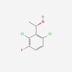(S)-1-(2,6-Dichloro-3-fluorophenyl)ethanol chemical structure (CAS 877397-65-4)