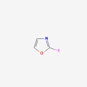 2-Iodooxazole chemical structure (CAS 877614-97-6)