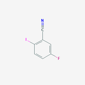 5-Fluoro-2-iodobenzonitrile chemical structure (CAS 877868-92-3)