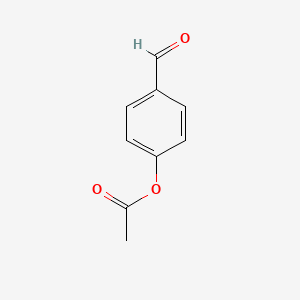 4-Acetoxybenzaldehyde chemical structure (CAS 878-00-2)