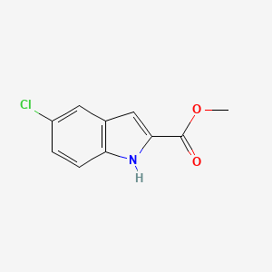 Methyl 5-chloro-1H-indole-2-carboxylate chemical structure (CAS 87802-11-7)