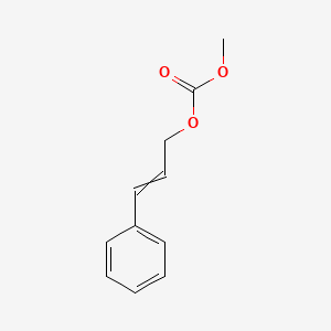 Methyl (3-phenylallyl) carbonate chemical structure (CAS 87802-71-9)