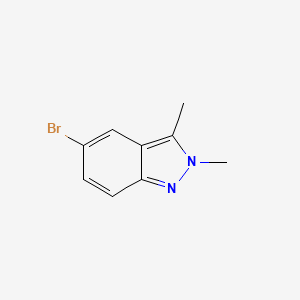 5-Bromo-2,3-dimethyl-2H-indazole chemical structure (CAS 878064-16-5)