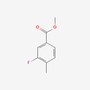Methyl 3-fluoro-4-methylbenzoate chemical structure (CAS 87808-48-8)