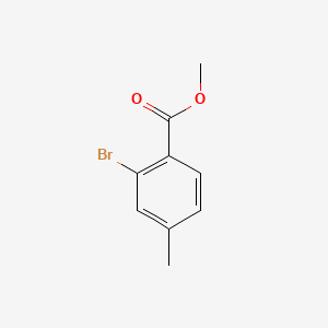 Methyl 2-bromo-4-methylbenzoate chemical structure (CAS 87808-49-9)