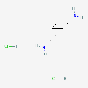 Cubane-1,4-diamine dihydrochloride chemical structure (CAS 87830-28-2)