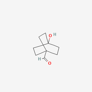 4-Hydroxybicyclo[2.2.2]octane-1-carbaldehyde chemical structure (CAS 878792-30-4)