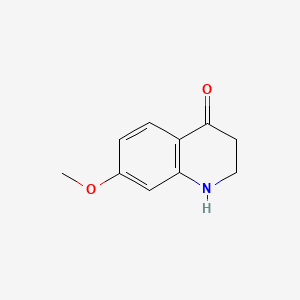 7-Methoxy-2,3-dihydroquinolin-4(1H)-one chemical structure (CAS 879-56-1)