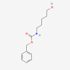 Benzyl (5-hydroxypentyl)carbamate chemical structure (CAS 87905-98-4)