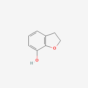 2,3-Dihydrobenzofuran-7-ol chemical structure (CAS 879093-09-1)