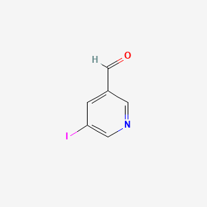 5-Iodonicotinaldehyde chemical structure (CAS 879326-76-8)