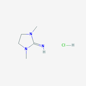 1,3-Dimethylimidazolidin-2-imine hydrochloride chemical structure (CAS 87954-60-7)