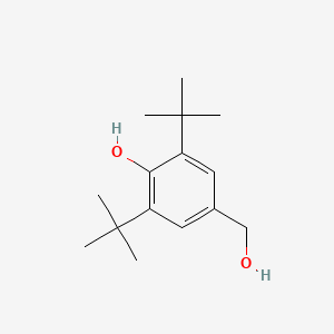 2,6-Di-tert-butyl-4-(hydroxymethyl)phenol chemical structure (CAS 88-26-6)