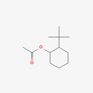 2-(tert-Butyl)cyclohexyl acetate chemical structure (CAS 88-41-5)