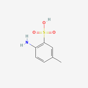 4-Aminotoluene-3-sulfonic acid chemical structure (CAS 88-44-8)