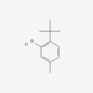 2-tert-Butyl-5-methylphenol chemical structure (CAS 88-60-8)