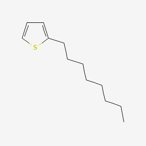 2-n-Octylthiophene chemical structure (CAS 880-36-4)