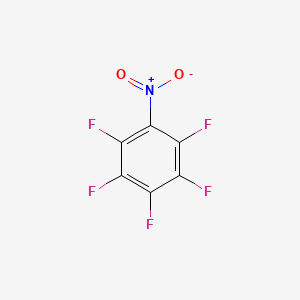 1,2,3,4,5-Pentafluoro-6-nitrobenzene chemical structure (CAS 880-78-4)