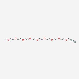 mPEG8-Propyne chemical structure (CAS 880081-81-2)