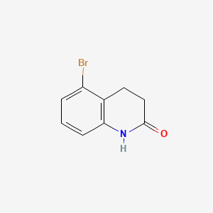 5-Bromo-3,4-dihydroquinolin-2(1H)-one chemical structure (CAS 880094-83-7)