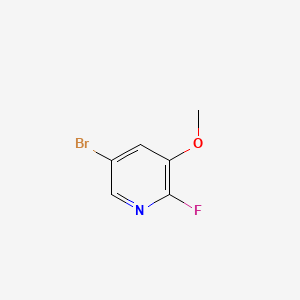 5-Bromo-2-fluoro-3-methoxypyridine chemical structure (CAS 880870-66-6)