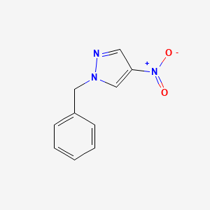 1-Benzyl-4-nitro-1H-pyrazole chemical structure (CAS 88095-61-8)
