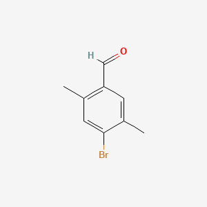 4-Bromo-2,5-dimethylbenzaldehyde chemical structure (CAS 88111-74-4)