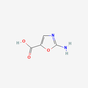 2-Aminooxazole-5-carboxylic acid chemical structure (CAS 881637-11-2)
