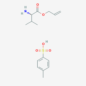 Allyl L-valinate 4-methylbenzenesulfonate chemical structure (CAS 88224-02-6)