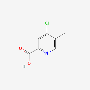 4-Chloro-5-methylpicolinic acid chemical structure (CAS 882679-14-3)