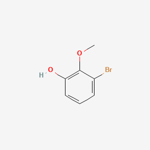 3-Bromo-2-methoxyphenol chemical structure (CAS 88275-88-1)