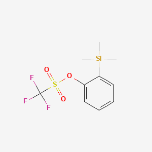 2-(Trimethylsilyl)phenyl trifluoromethanesulfonate chemical structure (CAS 88284-48-4)