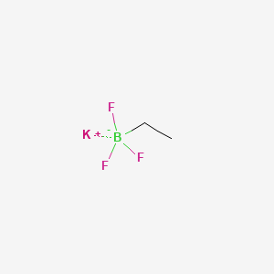 Potassium ethyltrifluoroborate chemical structure (CAS 882871-21-8)