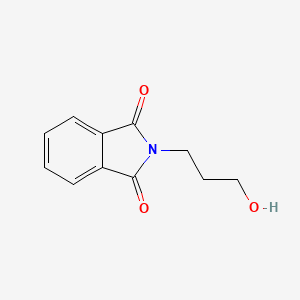 2-(3-Hydroxypropyl)isoindoline-1,3-dione chemical structure (CAS 883-44-3)