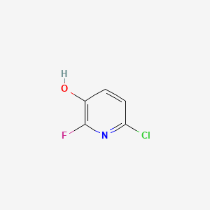 6-Chloro-2-fluoropyridin-3-ol chemical structure (CAS 883107-68-4)
