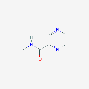 N-Methylpyrazine-2-carboxamide chemical structure (CAS 88393-94-6)