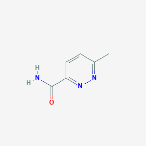 6-Methylpyridazine-3-carboxamide chemical structure (CAS 88393-96-8)