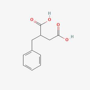 2-Benzylsuccinic acid chemical structure (CAS 884-33-3)
