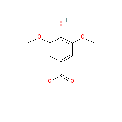 Methyl 4-Hydroxy-3,5-Dimethoxybenzoate chemical structure (CAS 884-35-5)