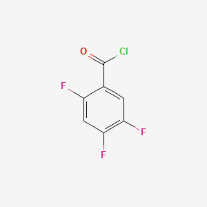 2,4,5-trifluorobenzoylchloride chemical structure (CAS 88419-56-1)