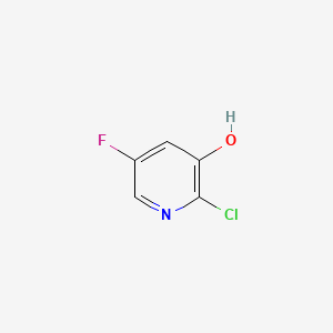 2-Chloro-5-fluoropyridin-3-ol chemical structure (CAS 884494-35-3)