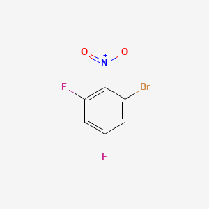 2-Bromo-4,6-difluoronitrobenzene chemical structure (CAS 884494-38-6)